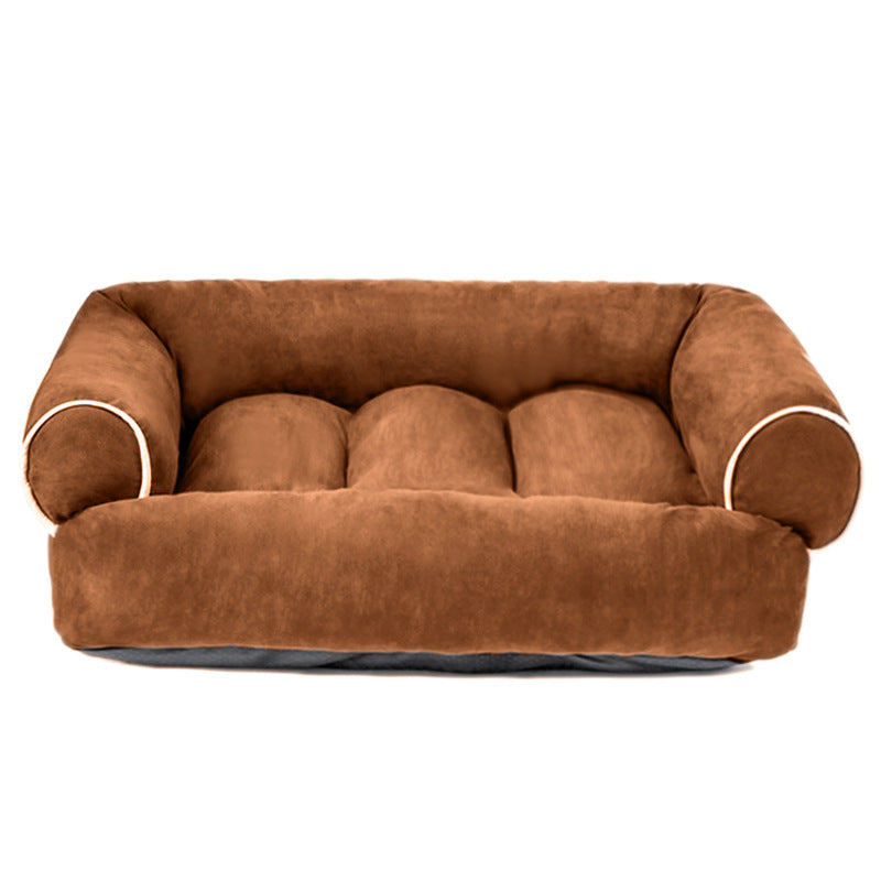Orthopedic Dog Bed in Velvet – Cozy Support for All Breeds