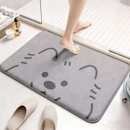 Cartoon Design Bath Mat – Highly Absorbent and Comfortable