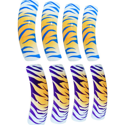 Tiger Pattern Press-On Nail Art