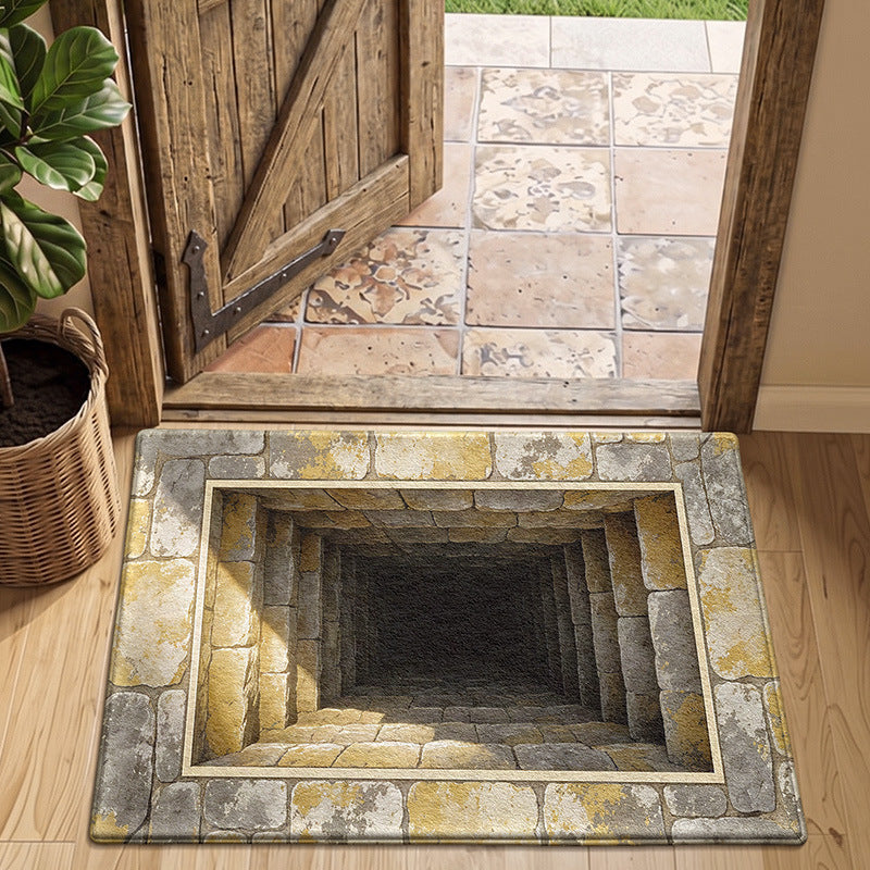 3D Illusion Welcome Mat for Entrance