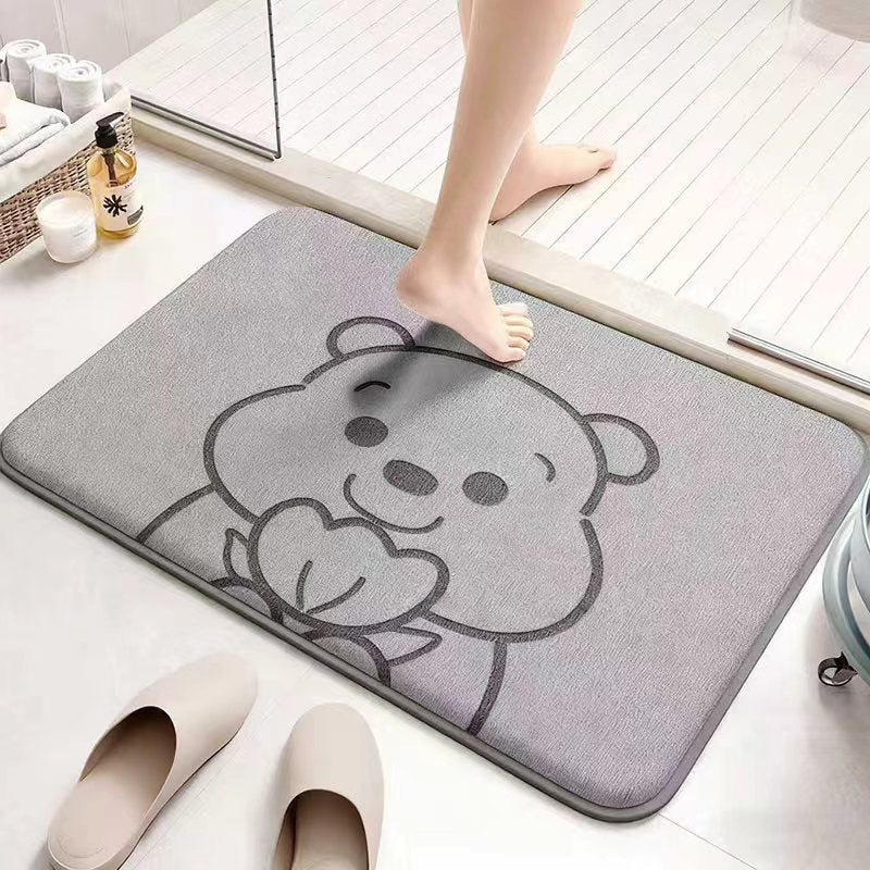 Cartoon Design Bath Mat – Highly Absorbent and Comfortable