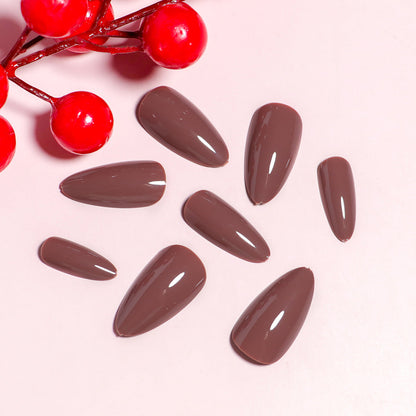 DIY Applicator Almond-Shaped Press-On Nail Kit