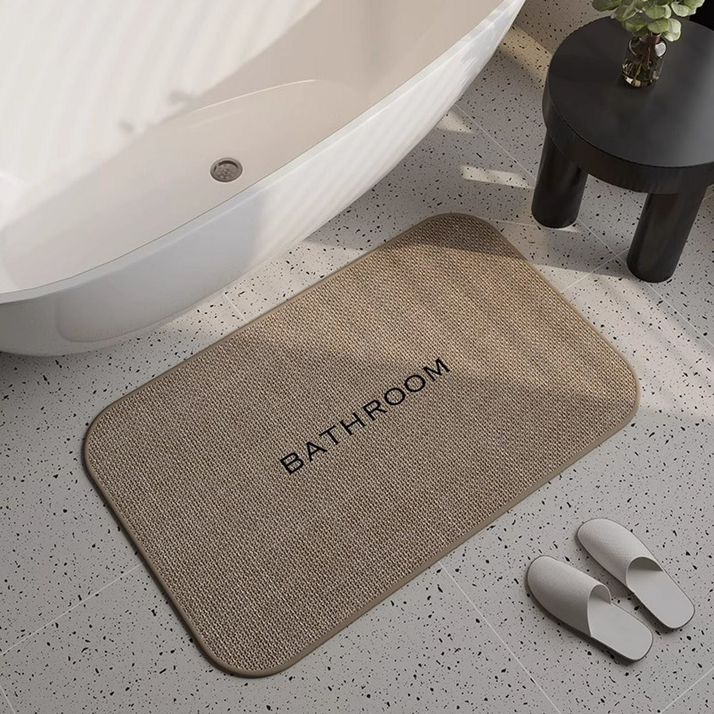 Non-Slip Bathroom Mat – Absorbent Floor Rug