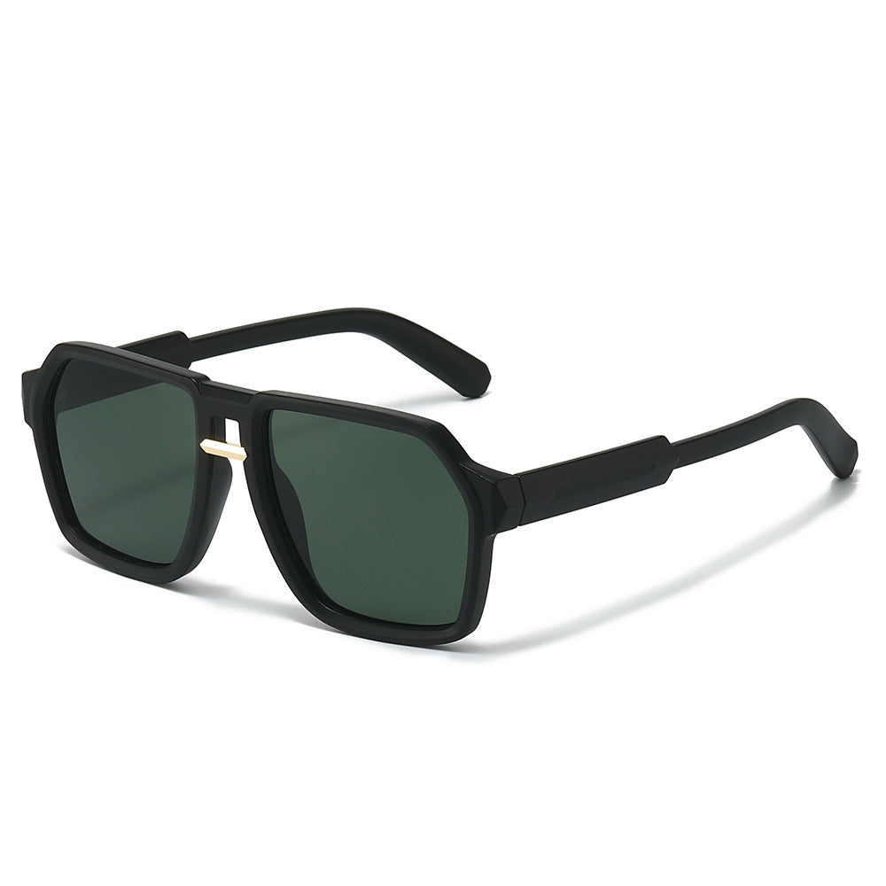 Stylish Angular Sunglasses with Frame