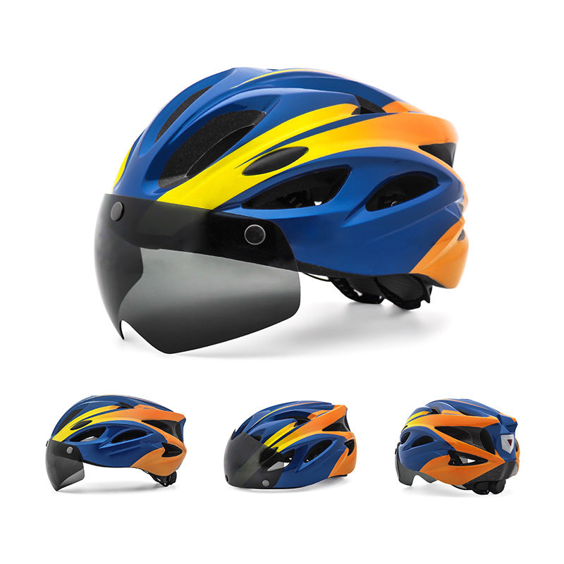 Cycling Helmet with Built-in Visor – Aerodynamic Design