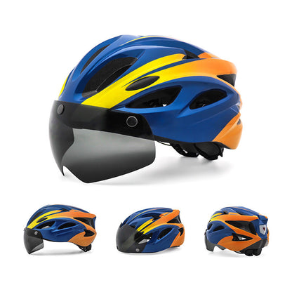 Cycling Helmet with Built-in Visor – Aerodynamic Design