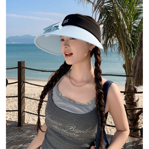 Breathable Headband Adjustable Sun Visor with Wide Brim