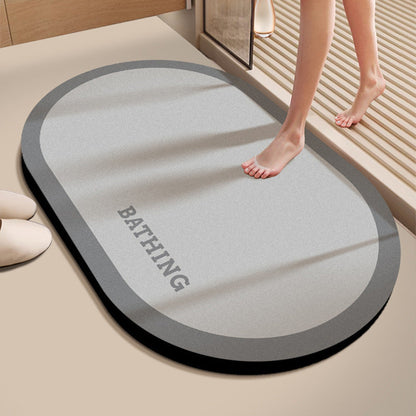 Water-Absorbing Bath Rug for Bathroom Flooring