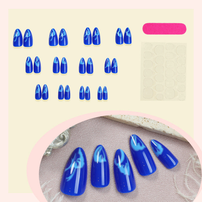 Gradient Design Press-On Nail Set for Artistic Looks