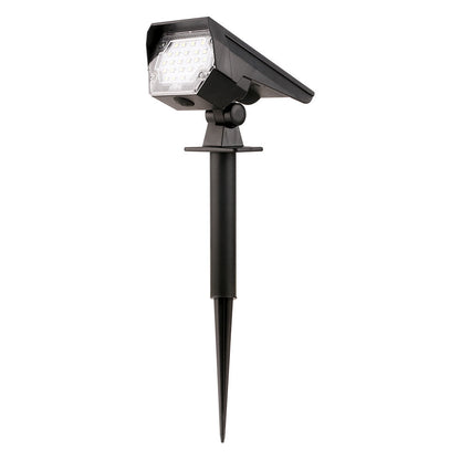 Solar-Powered LED Landscape Spotlight with Adjustable Stake