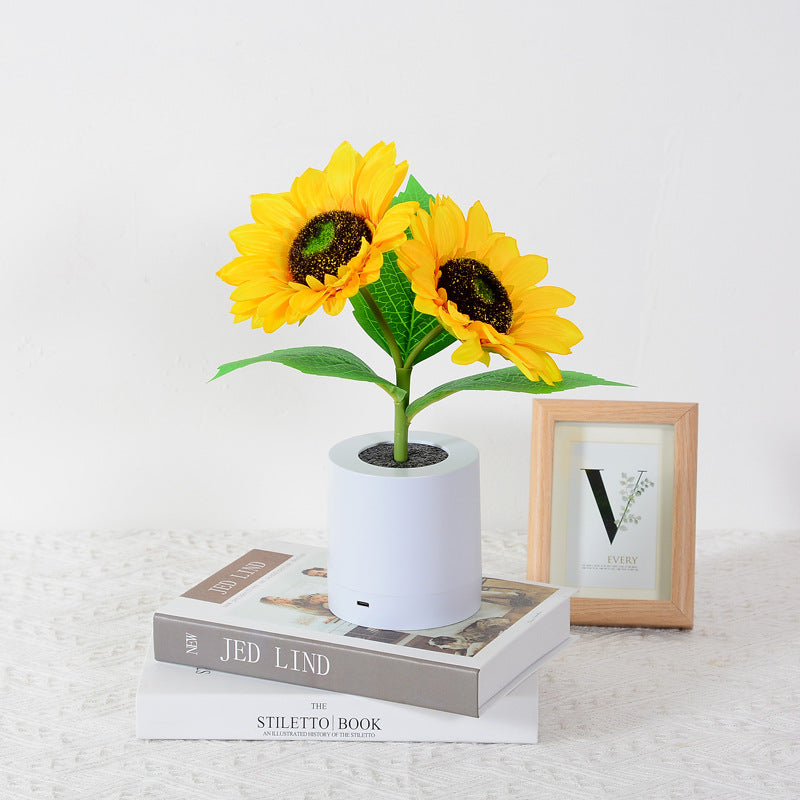 Cheerful Flower Light – Sunflower LED Decorative Lamp