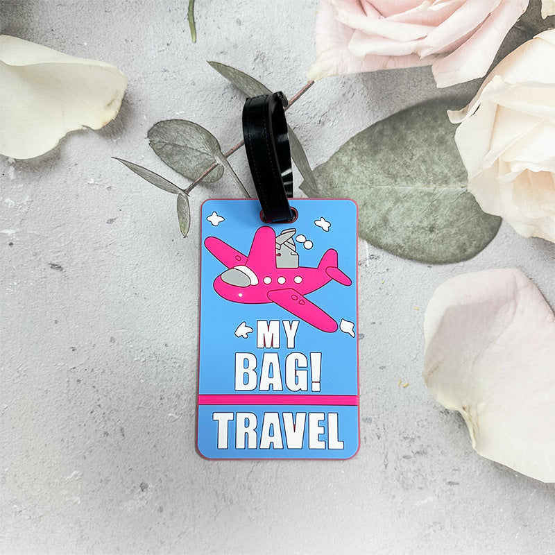 Travel Tag with Airplane Design