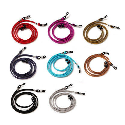 Suede Eyewear Strap with Adjustable Fit