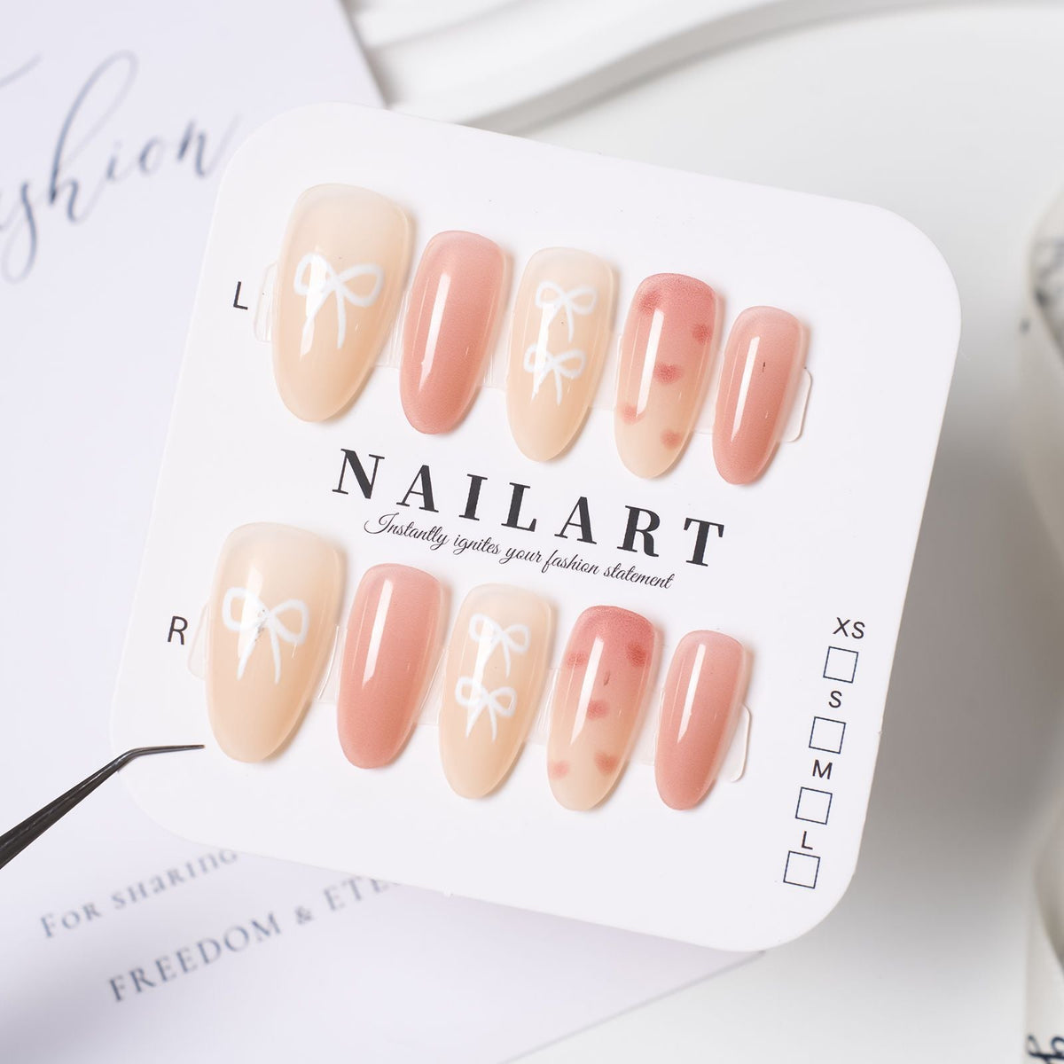 Cute Character Design Press-On Nail Set