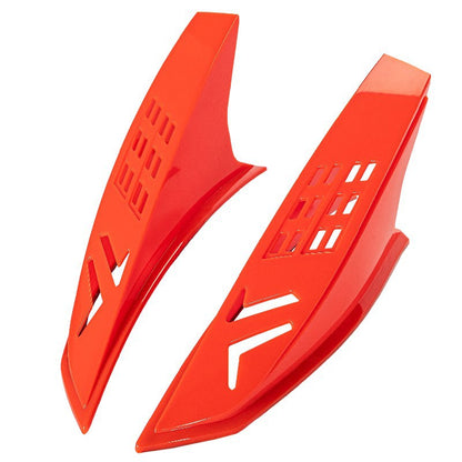 Side Panels for Aerodynamic Motorcycle Helmet