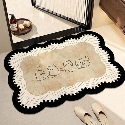 Cute Canine Design Welcome Mat