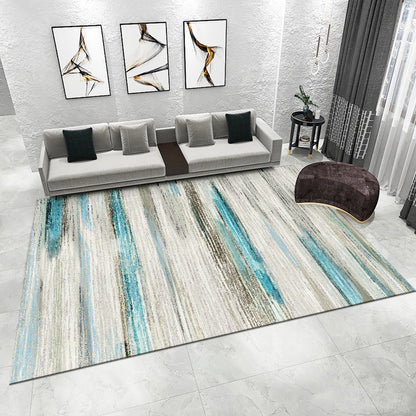 Textured Area Rug with Abstract Design