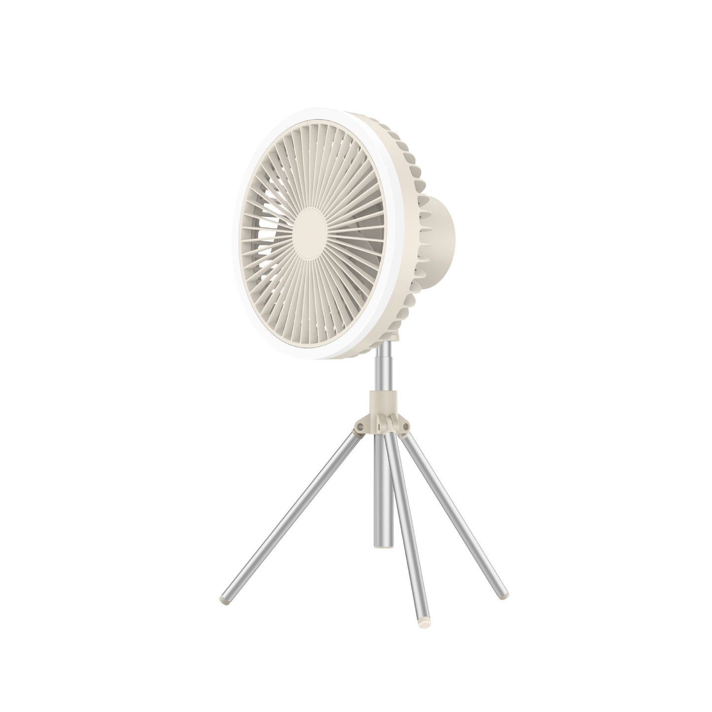 Height-Adjustable Stand Fan with Tripod Base