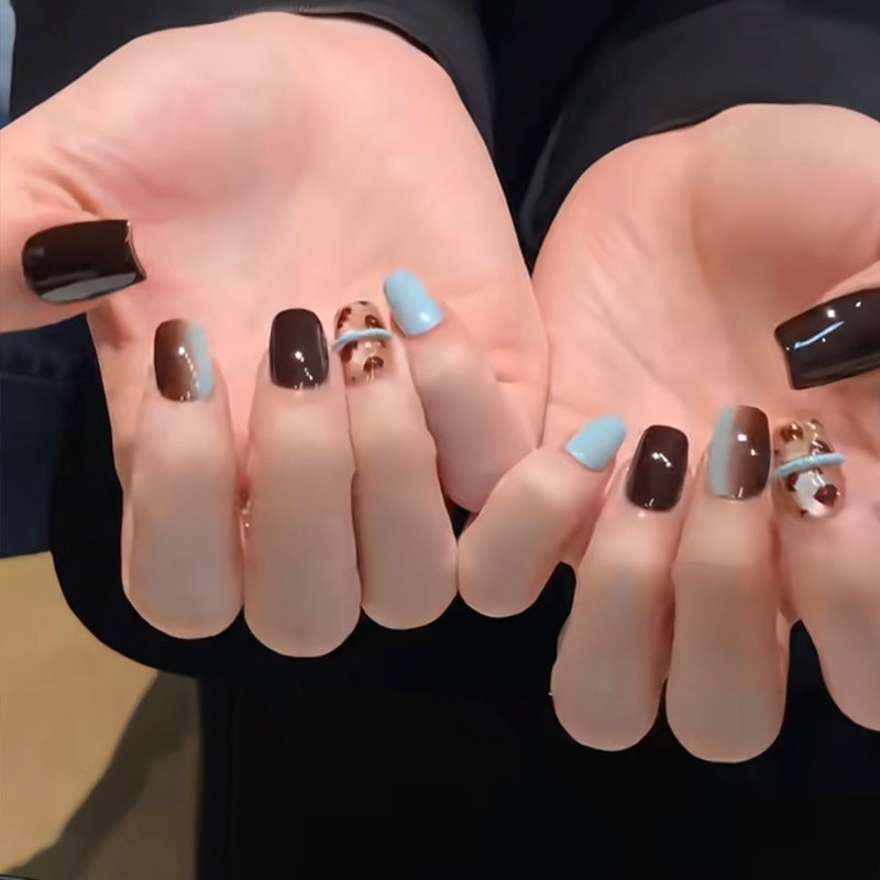 Creative Press-On Nail Design Kit with Distinct Patterns