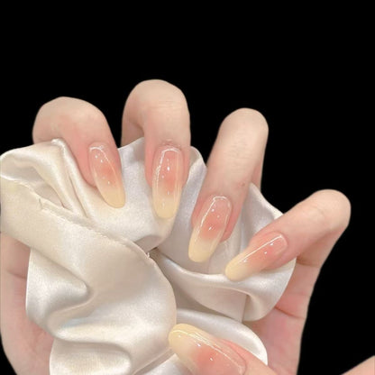 Square Press-On Nail Set in Acrylic Finish
