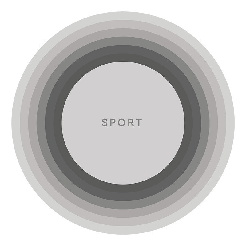 Sports-Inspired Abstract Area Rug for Playrooms