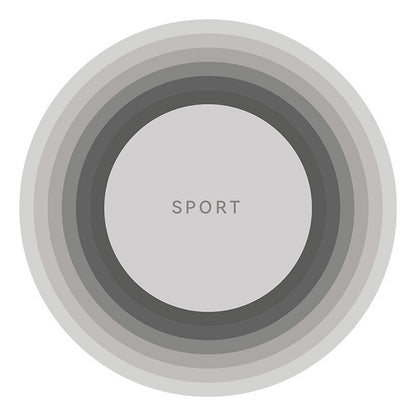 Sports-Inspired Abstract Area Rug for Playrooms