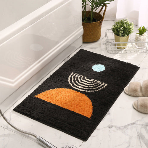 Geometric Patterned Bath Rug