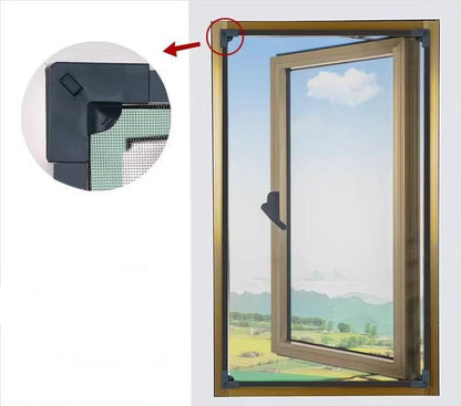 Adjustable Insect Barrier for Windows