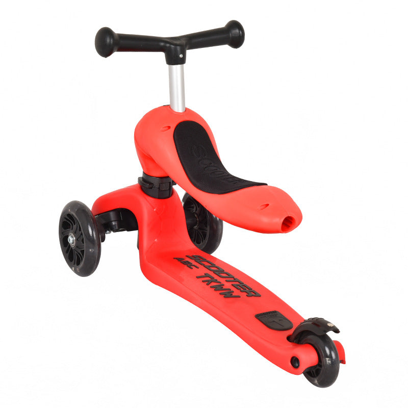 Height Adjustable Glider Scooter