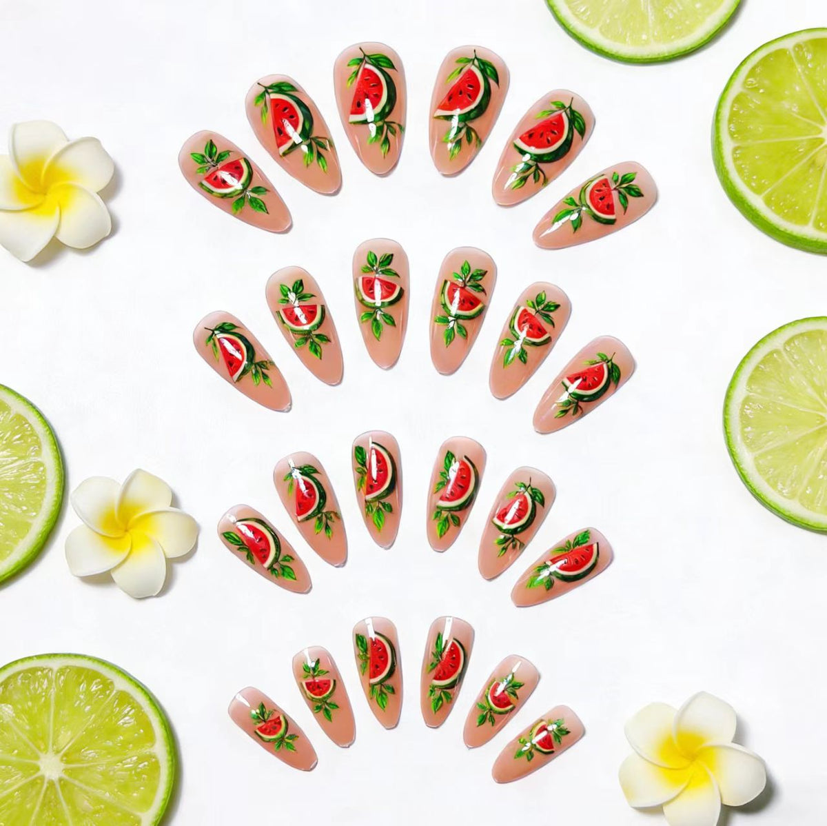 Creative Watermelon Nail Design Kit