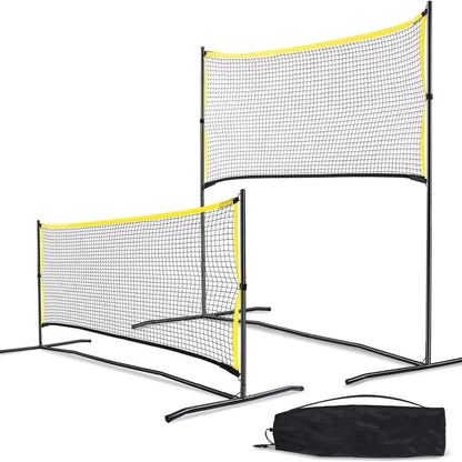 Portable Tennis Practice Net with Adjustable Height