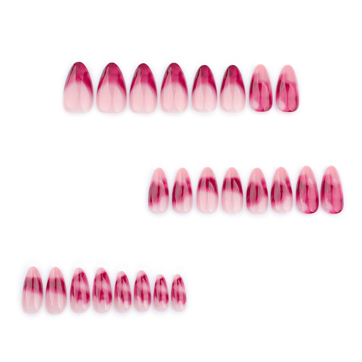 Glamorous Gradient Stiletto Nails – Artistic Design