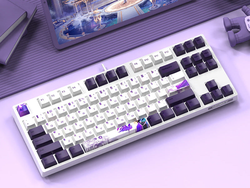 Custom Mechanical Keyboard with 87 Keys