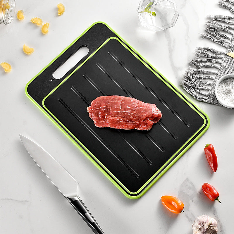 Multi-Functional Cutting Board for Defrosting and Food Preparation
