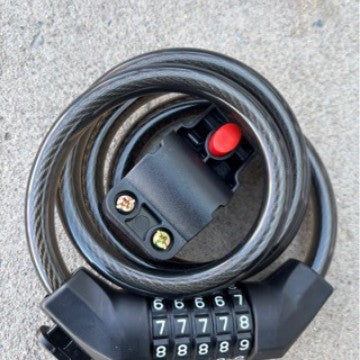 Combination Cable Lock with Adjustable Design