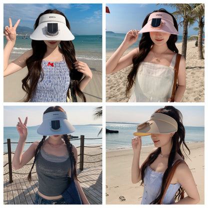 Sun Visor with UV Protection and Built-In Smartphone Holder