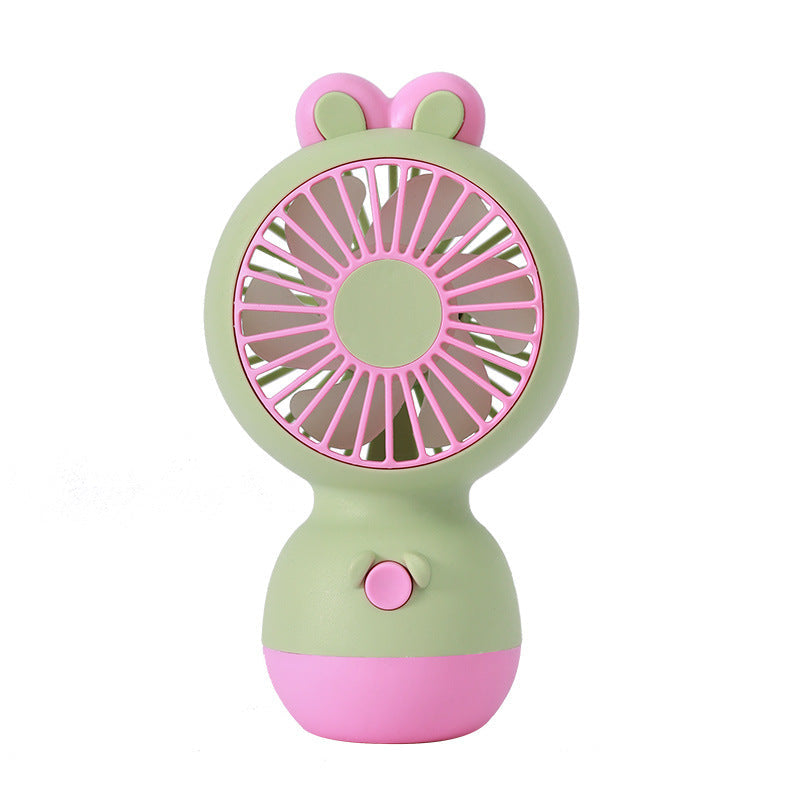 Cute Rabbit Design Portable Rechargeable Mini Fan