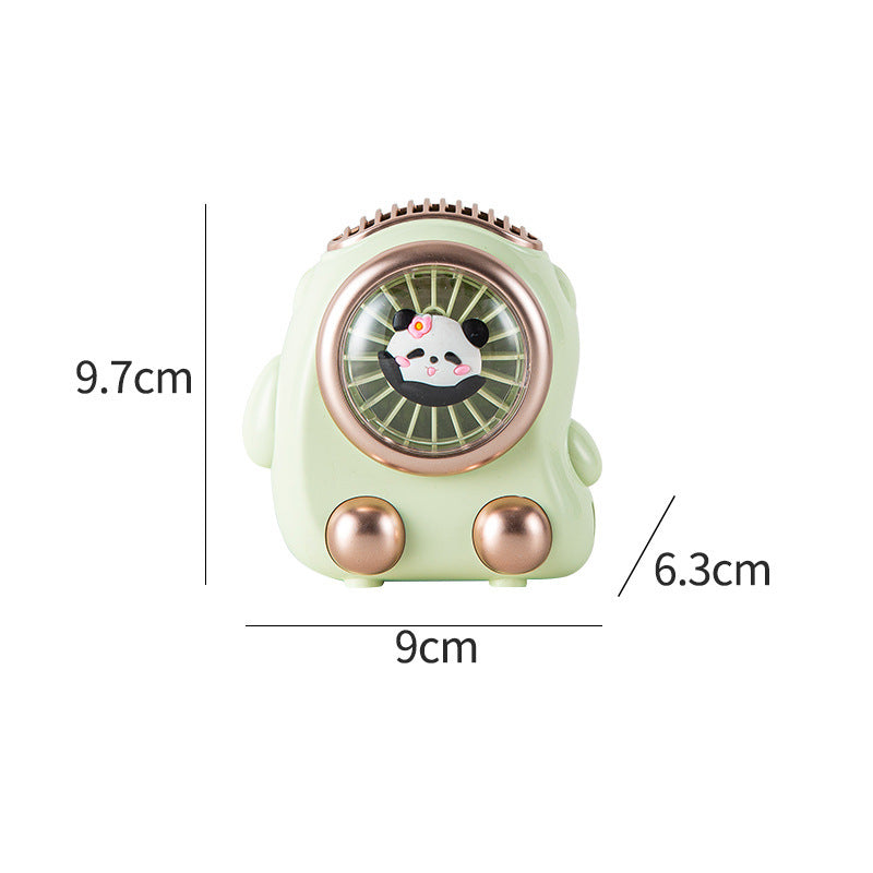 Cute Panda Design Handheld Fan – Portable Cooling Device
