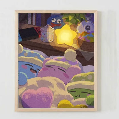 Adventure-Themed Wall Art Featuring Animated Characters
