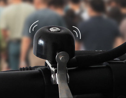 Adjustable Rearview Mirror with Anti-Glare Convex Glass and Full-Rotation Handlebar