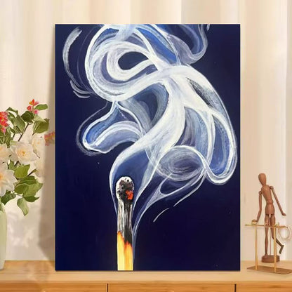 Smoke Abstract Art Print – Taalita Design