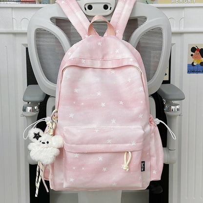 Charming School Backpack with Star Design