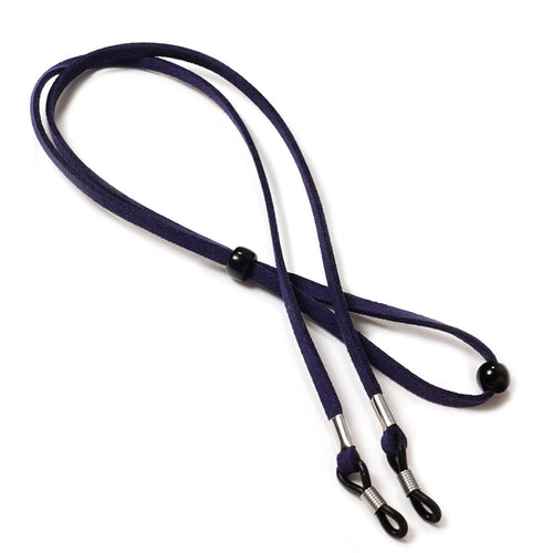 Suede Eyewear Strap with Adjustable Fit