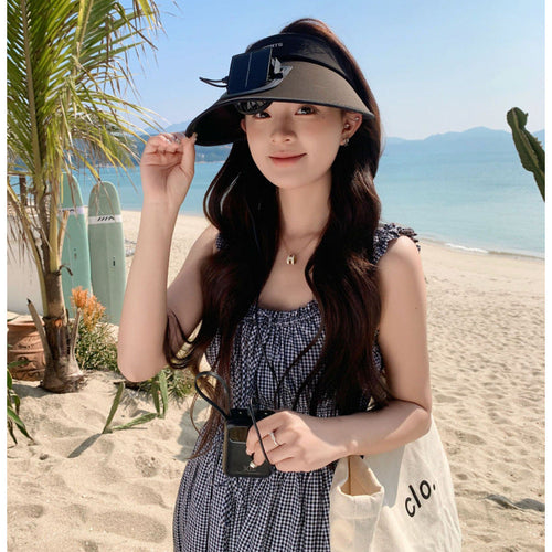 Sun Visor with UV Protection and Built-In Smartphone Holder