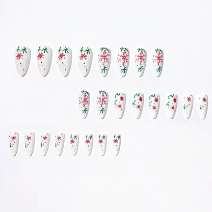 Nail Art with Creative Snowflake Pattern