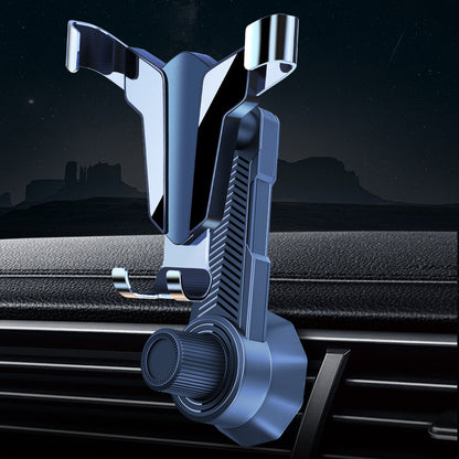360-Degree Rotating Car Mount for Smartphones with Adjustable Air Vent Clip