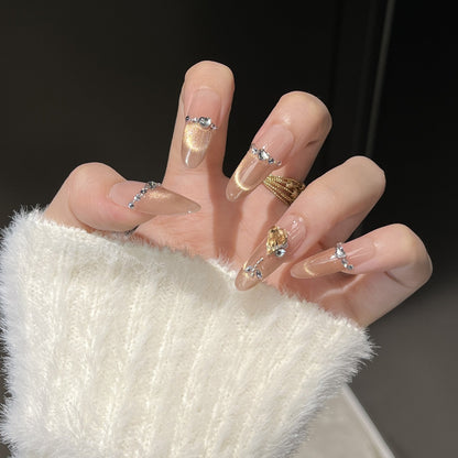 Set of 3D Decorative Press-On Nail Art