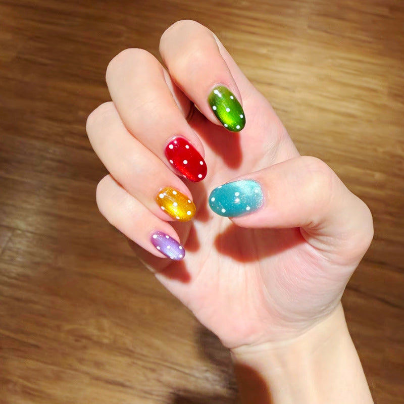 Glitter Nail Art Set with Ombre Design