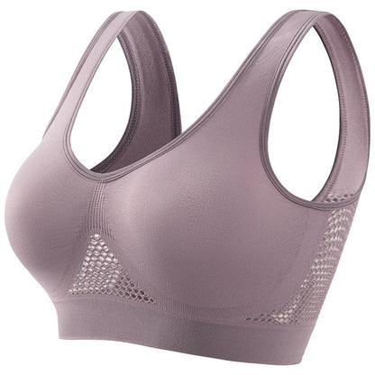 Seamless Wireless Sports Bra with Breathable Mesh | 2-Pack