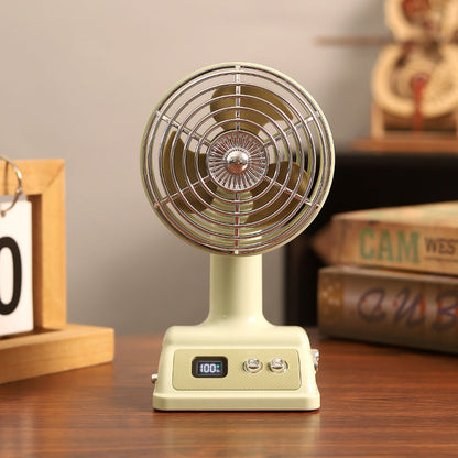 Personal Fan with Adjustable Tabletop Design